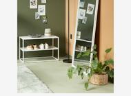 Grajewo ogłoszenia: Sprzedam białe prostokątne lustro. Stan bardzo dobry. - zdjęcie