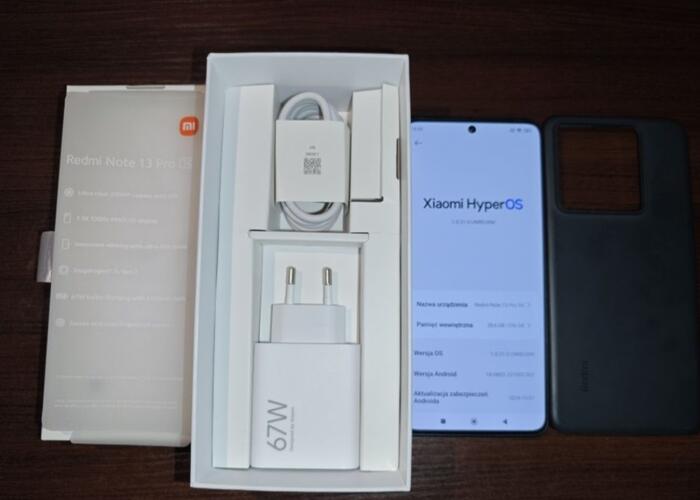 Grajewo ogłoszenia: Witam sprzedam praktycznie nowy telefon redmi note 13 pro 5g 8gb 256gb