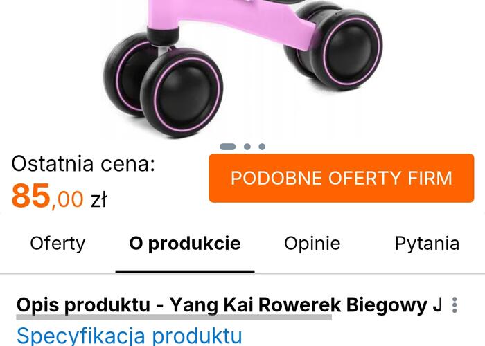 Grajewo ogłoszenia: Sprzedam rowerzyk w idealnym stanie.