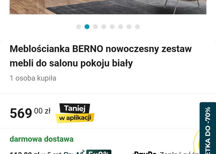 Grajewo ogłoszenia: Sprzedam meblościankę
